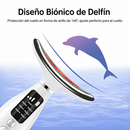 Masajeador Facial LED 7 Colores – Lifting y Rejuvenecimiento Facial